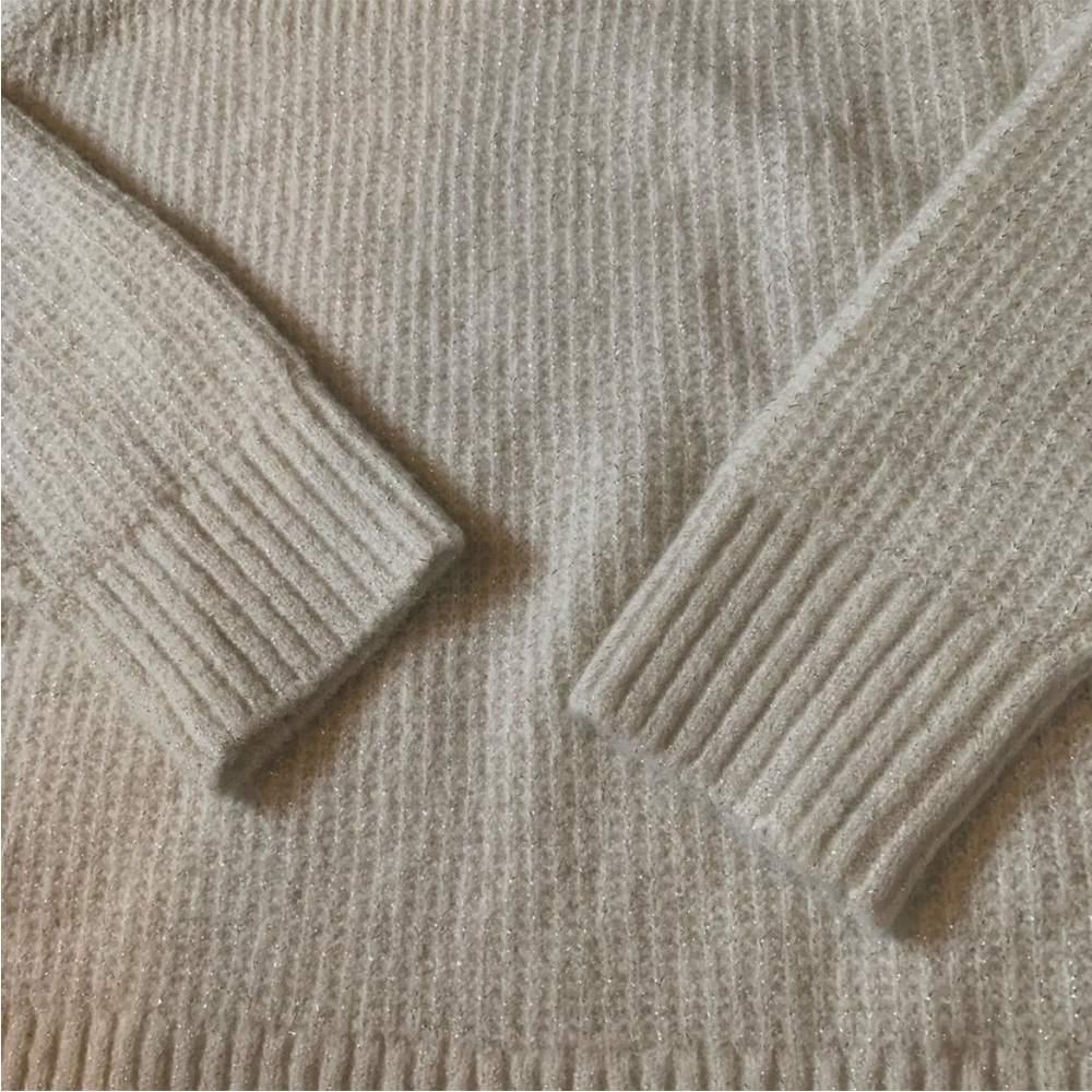 Chelsea28 Rib Metallic Sweater NWOT - Picture 3 of 7